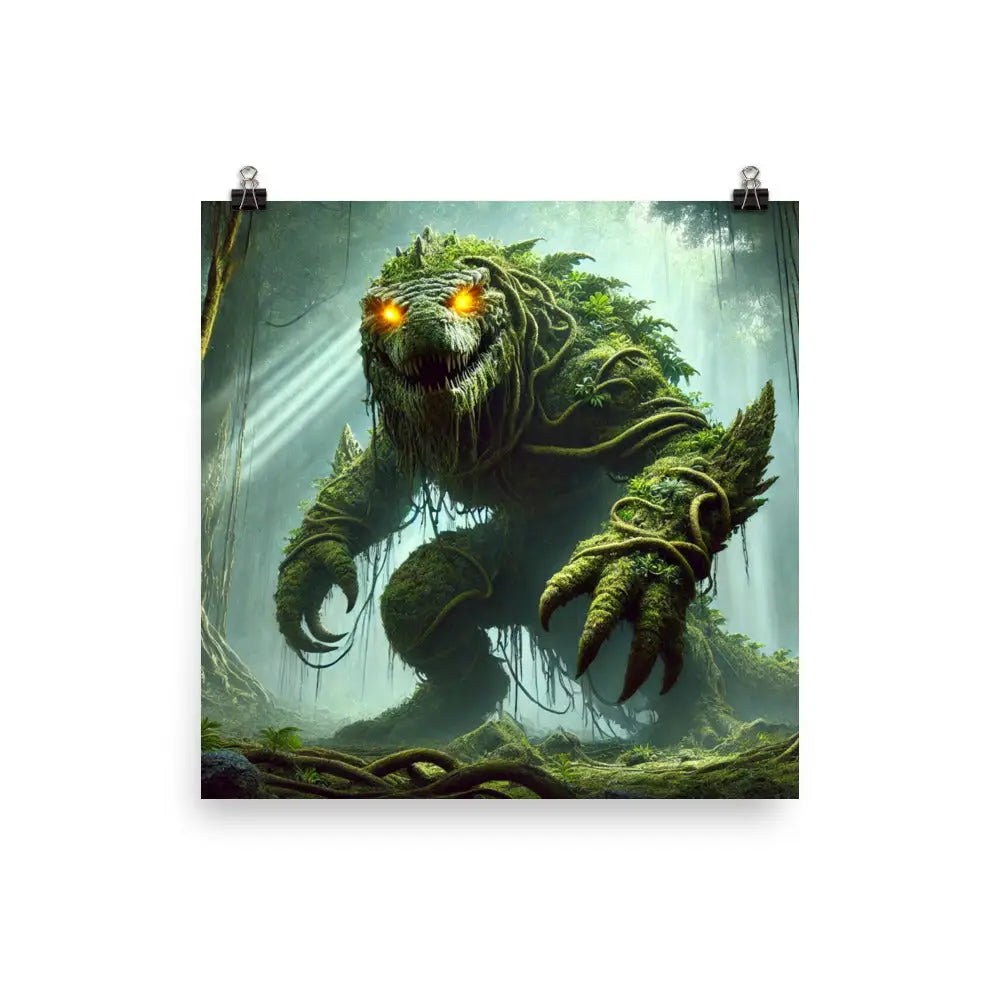 Monster Poster mit leuchtenden Augen für GPSR-Fans zur Verbesserung Ihres Raums