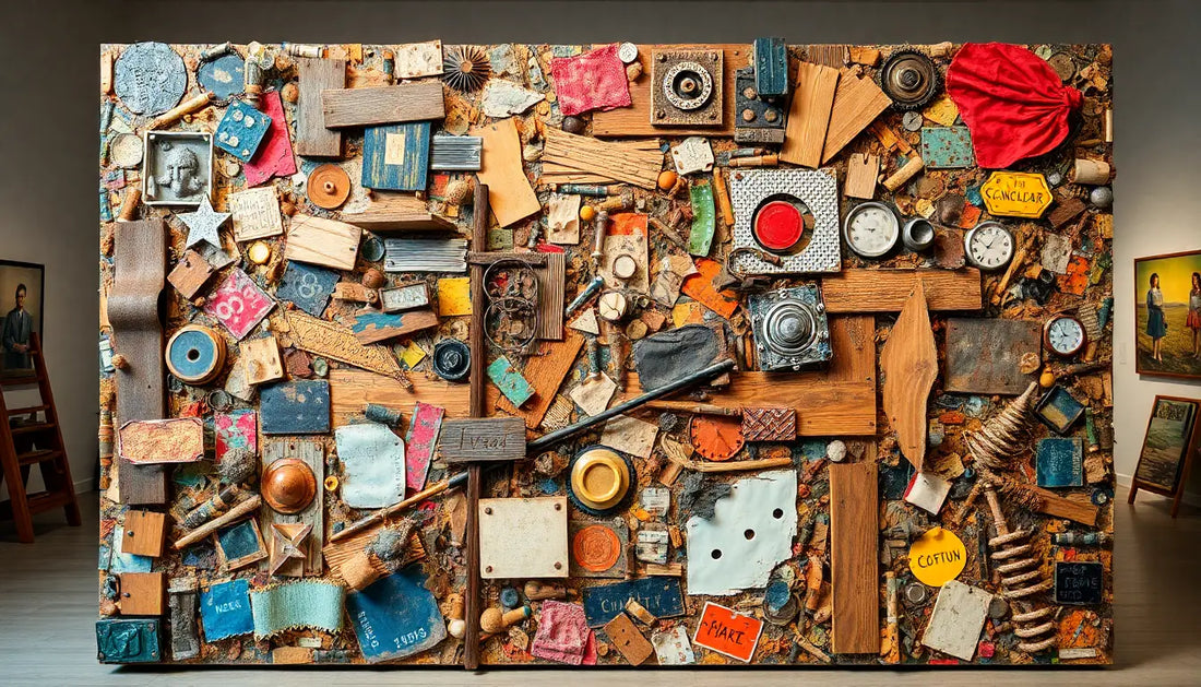 Assemblage von Fundstücken in der zeitgenössischen Kunst von Robert Rauschenberg und Jasper Johns