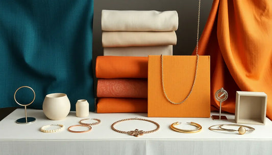 Orange Ledertaschen mit schlichtem Design in zukunftsweisender Damenmode.