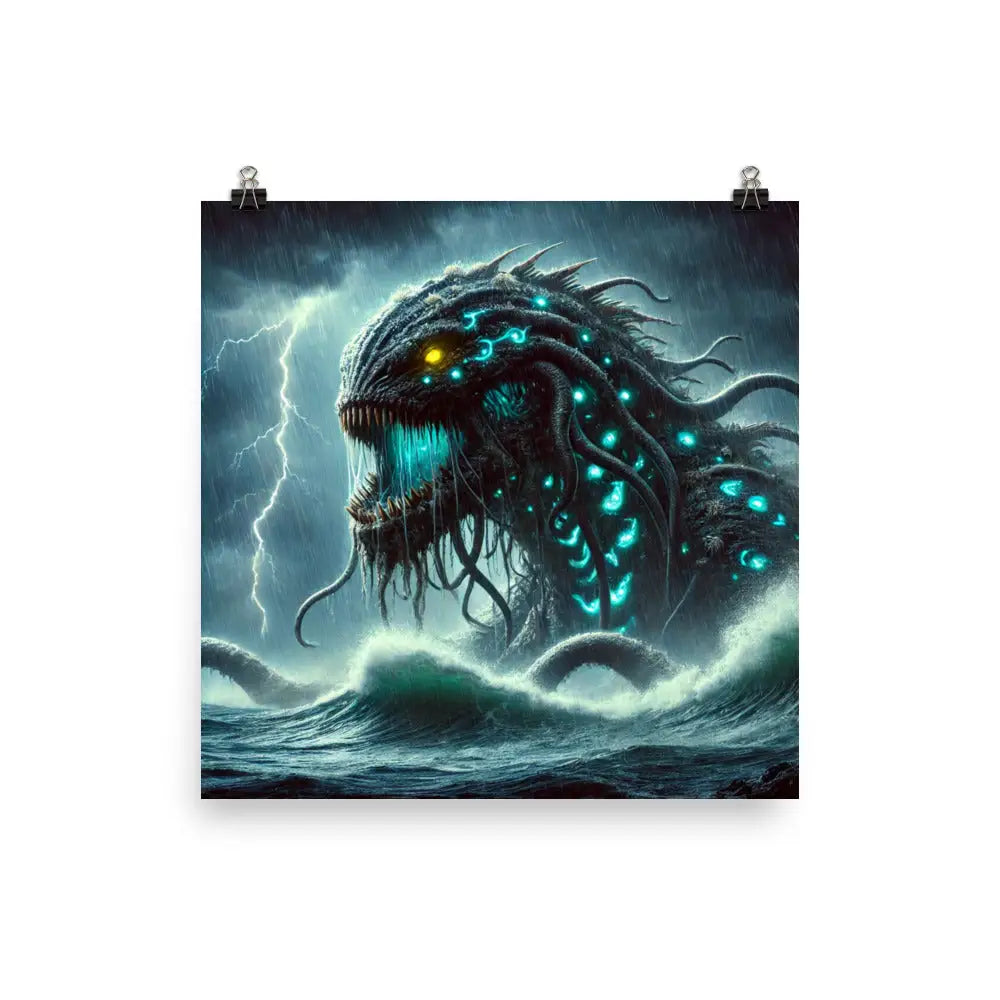 Cthulhu Monster Poster von GPSR für Fans und Sammler in hochwertiger Qualität