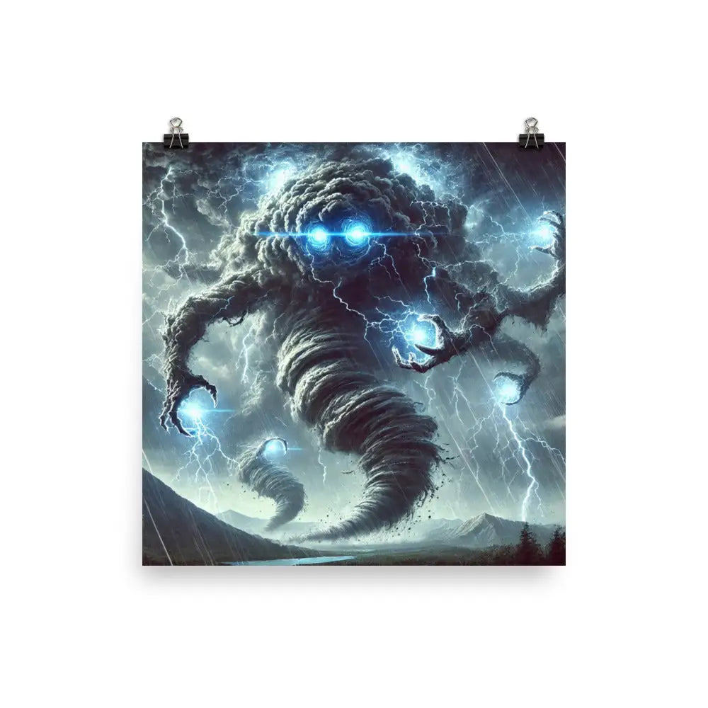 Tornado Monster Poster für GPSR-Fans, ideal für Sammler und Fans von Naturphänomenen