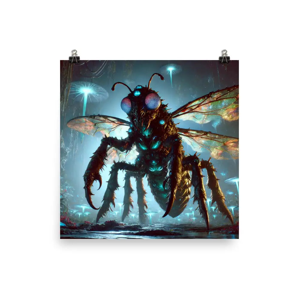 Fantasy Insect Poster zur kreativen Wohnraumgestaltung und modernen GPSR-Dekoration